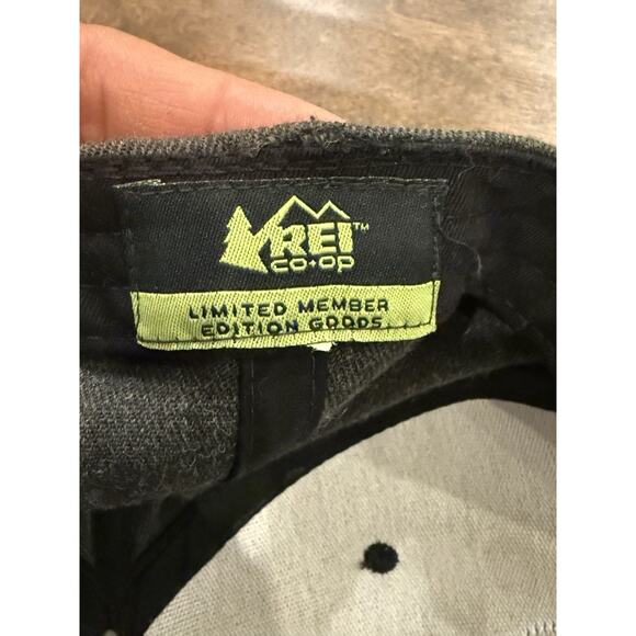 REI Mens Gray Limited Members Edition Goods Patch Adjustable Strapback Hat Cap - Picture 8 of 8